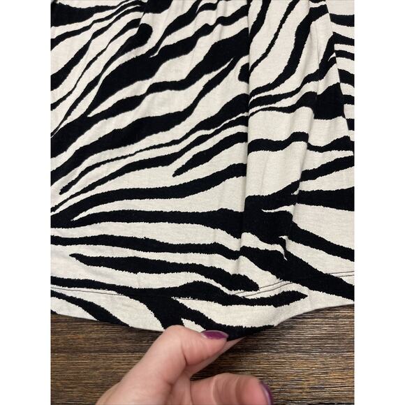 New Directions Black Tan Tank Dress Rayon Spandex Size 16 Knee Length NWT - Picture 2 of 9